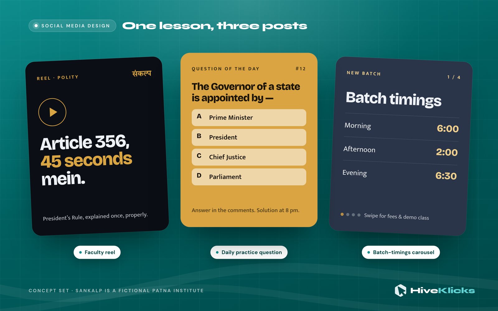 coaching centre social media design